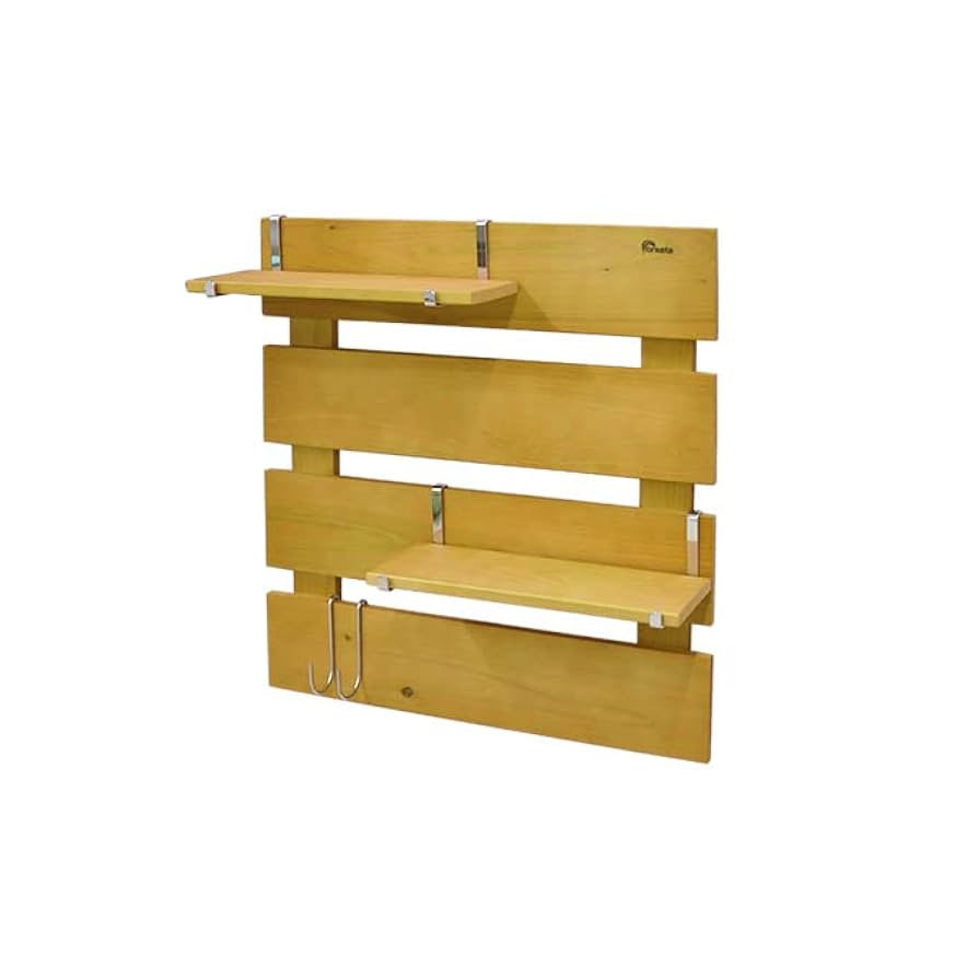 すのこ型壁掛けウォールシェルフ すのこ 壁掛け 壁に取り付けられるすのこ 壁面収納 （ 壁 壁面